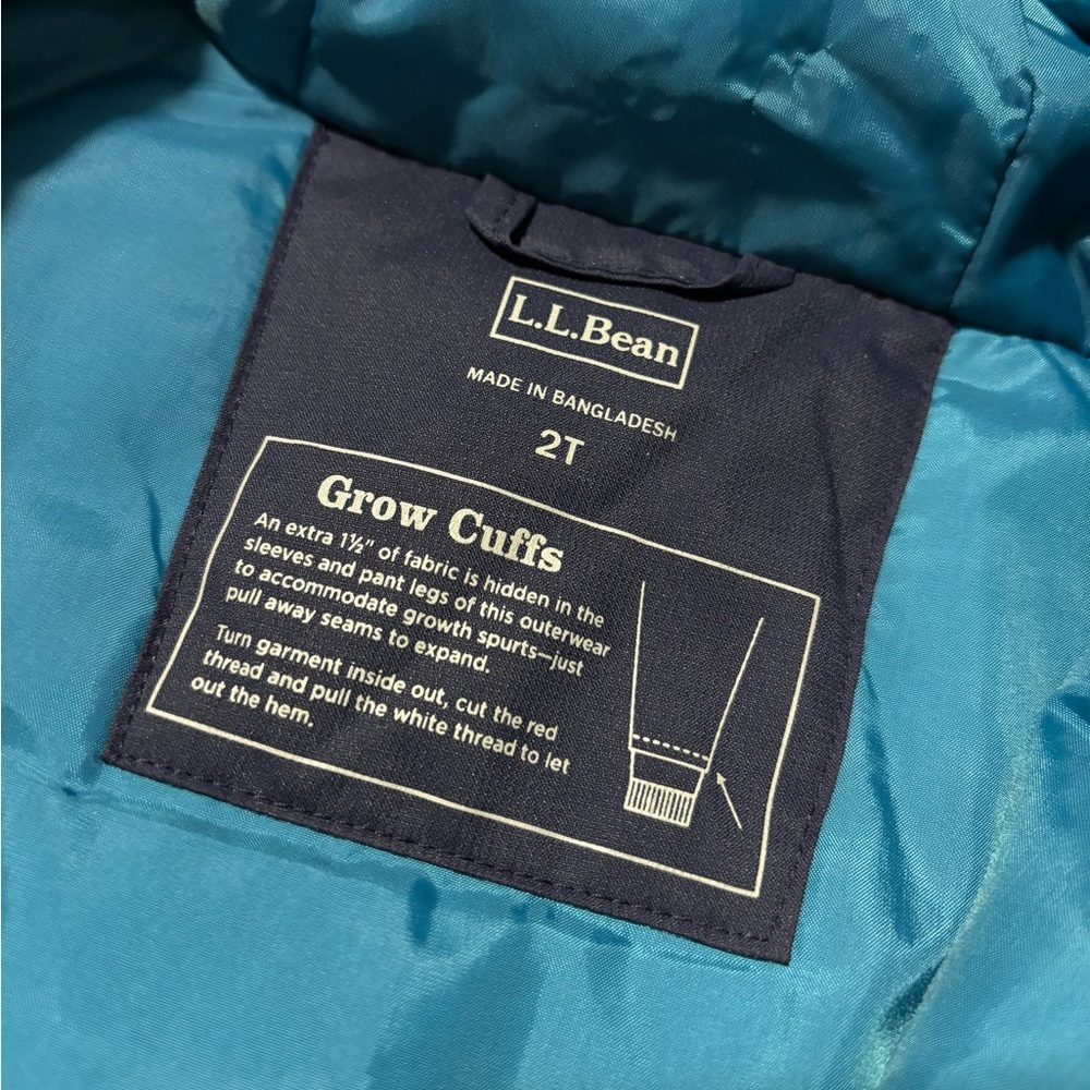L.L.Bean Blue Toddler Snowsuit - Picture 3 of 8